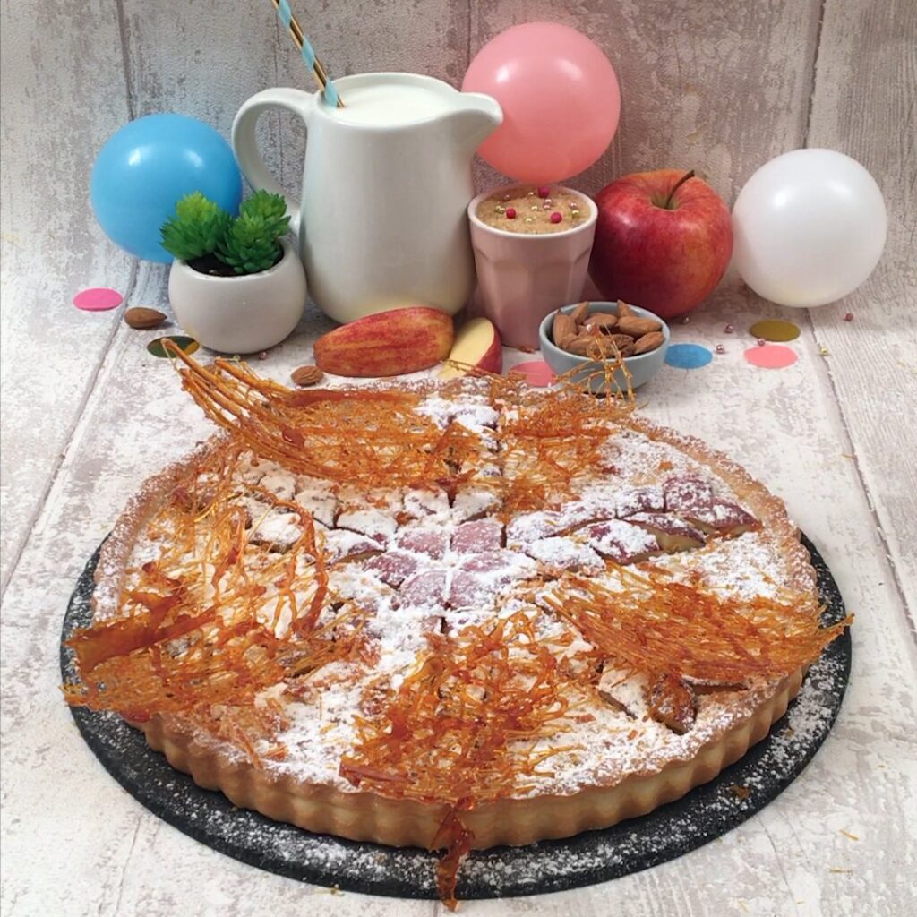 La tarte aux pommes boule de neige