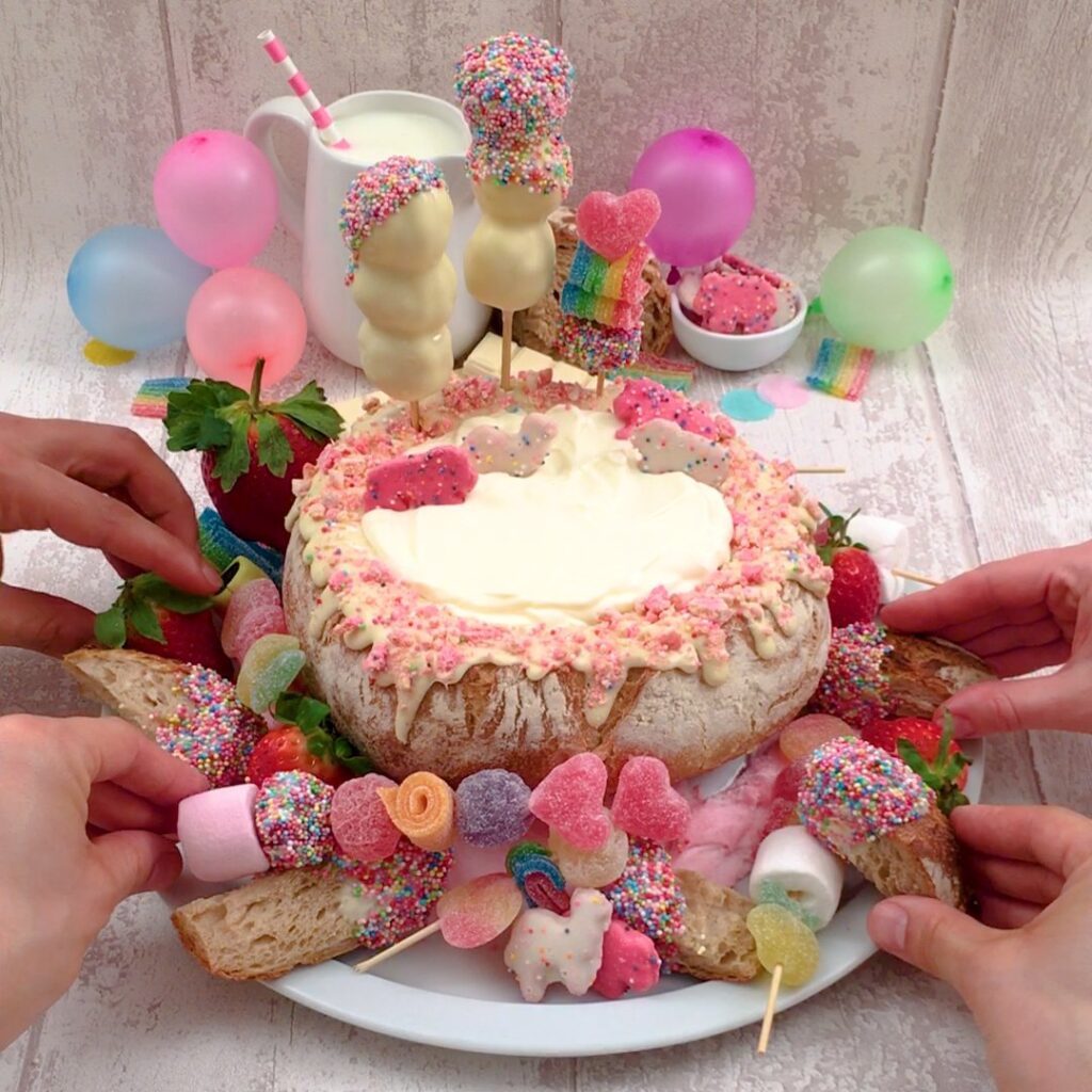 No-Bake Bread Bowl Cheesecake