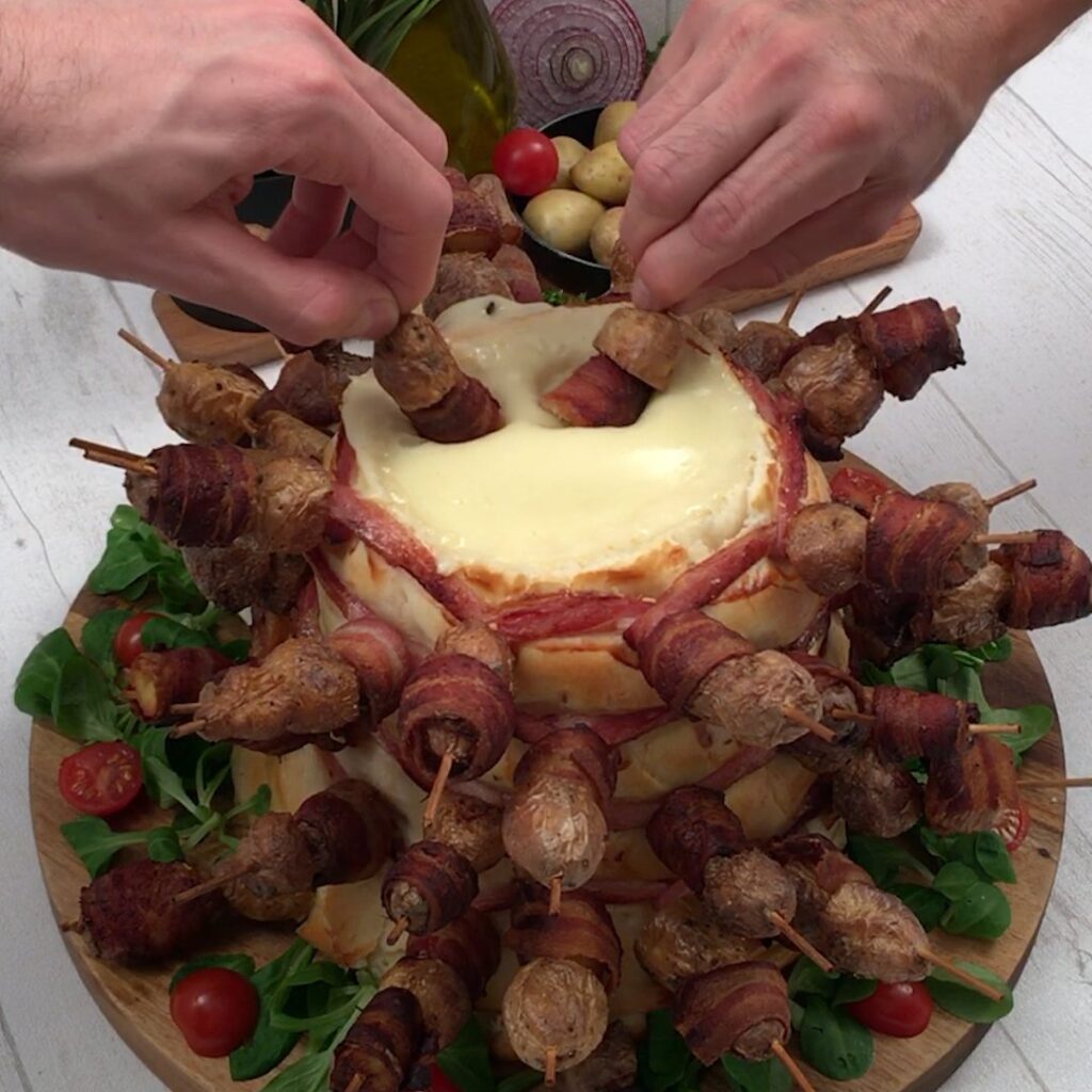 Trompo de queso