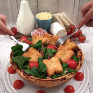 Insala-toast croccante