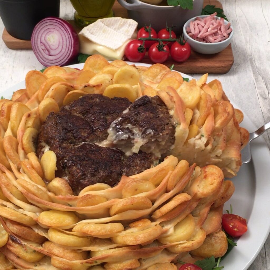 Flor de hambúrguer