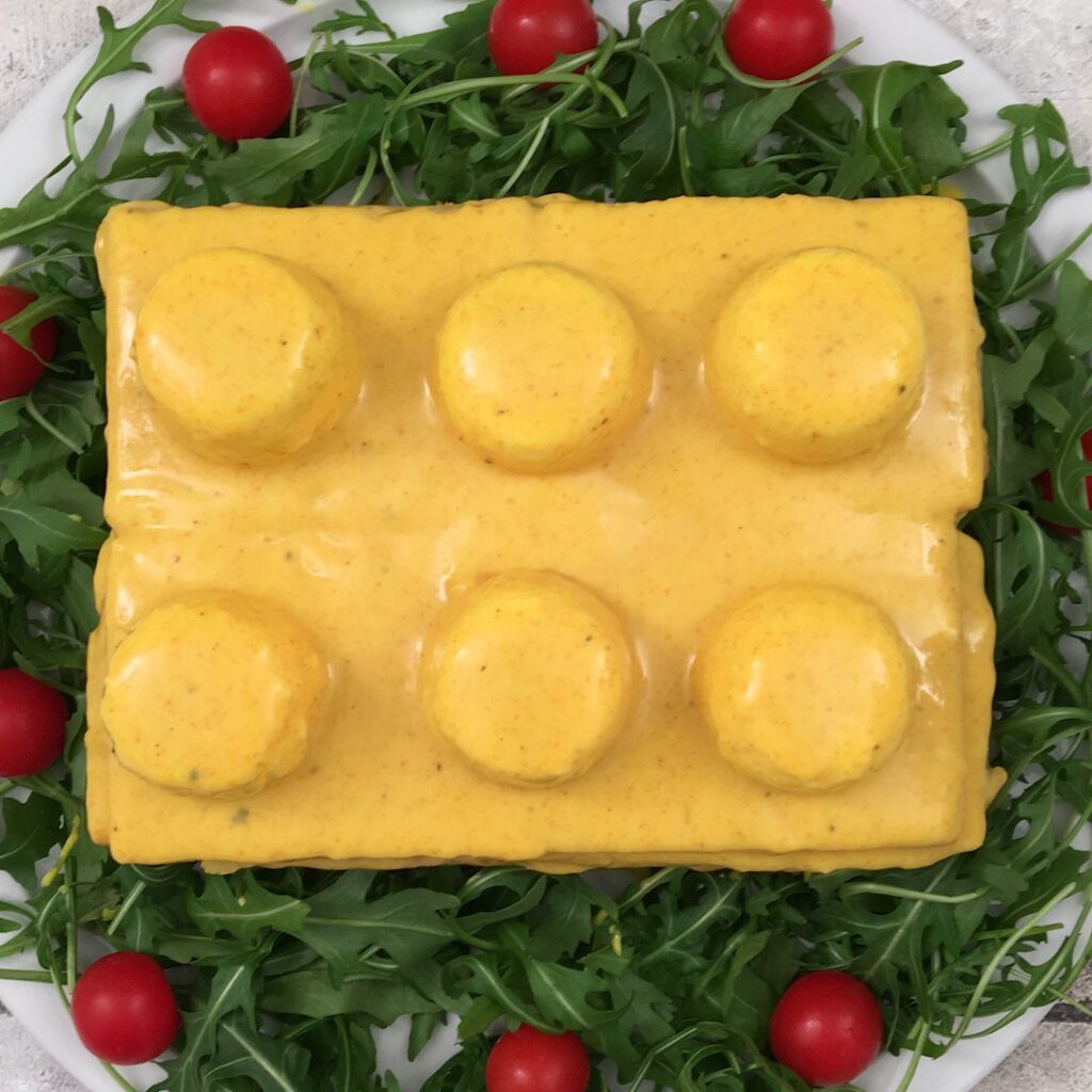 Gratin croque-monsieur lego