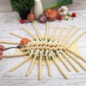 Braided Salmon Dinner