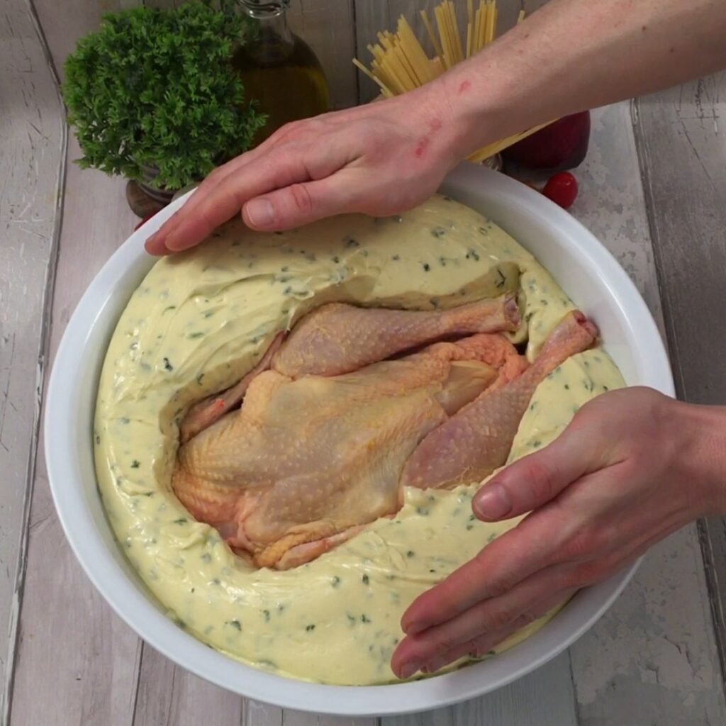 Whole Roast Chicken Fettuccine Alfredo