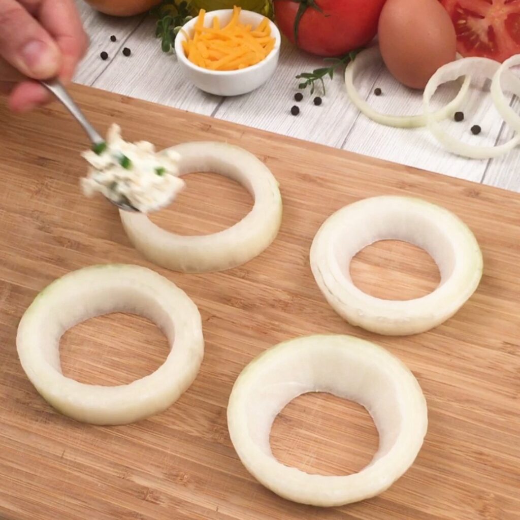 Onion Ring Burgers