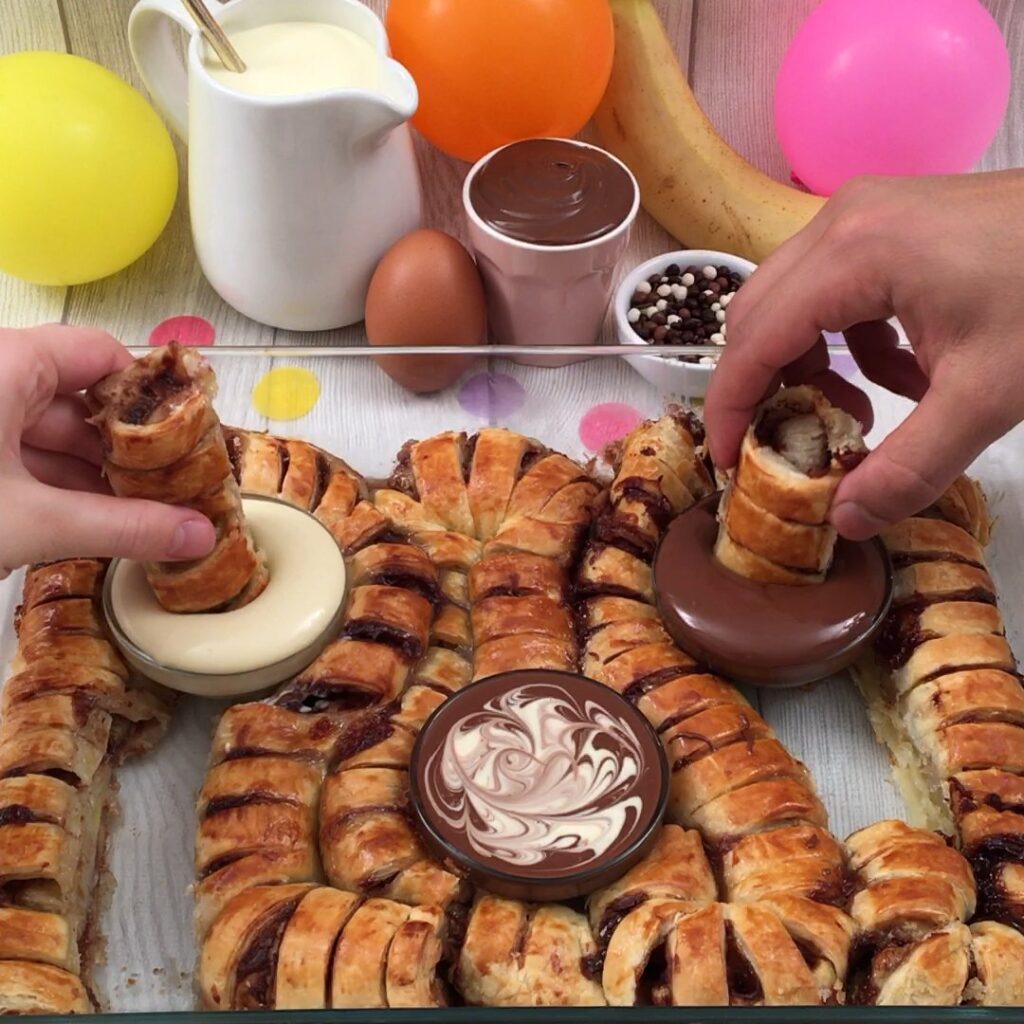 Trenzado de chocolate