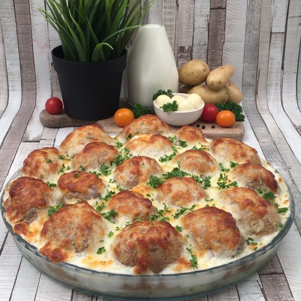 Käse-Kartoffel-Hack-Gratin
