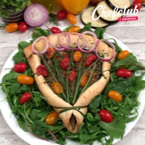 Torta salata alla melanzana