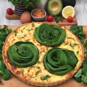 Avocado Flowers with a Side of Salmon