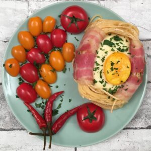 Barchette carbonara
