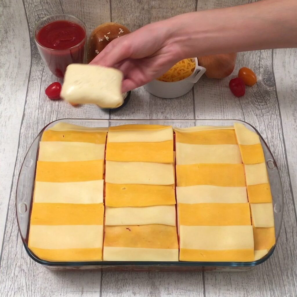Layered Burger Pasta