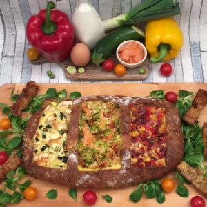 3-Flavor Bread Boat
