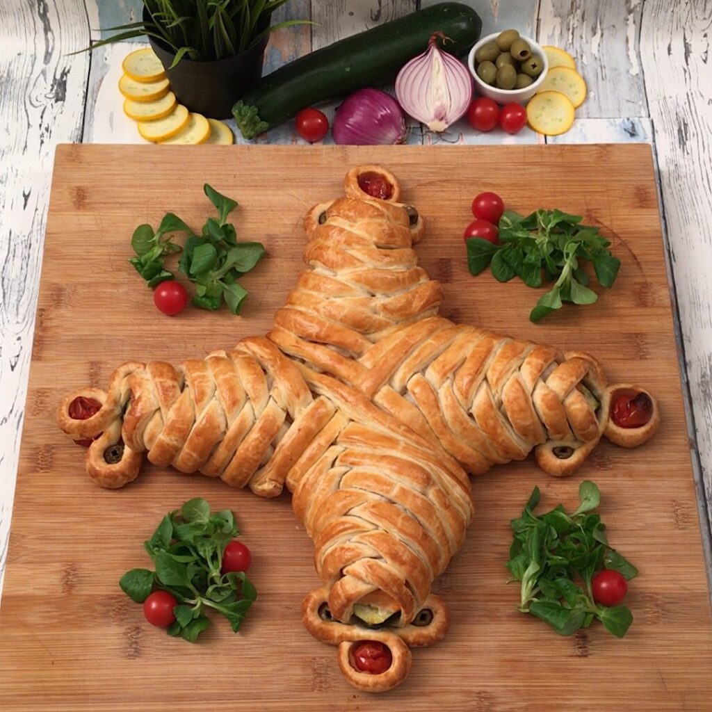 Saumon en croûte étoilé