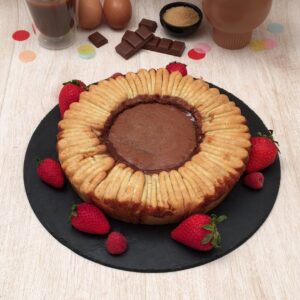 Accordion Cake with Melty Center