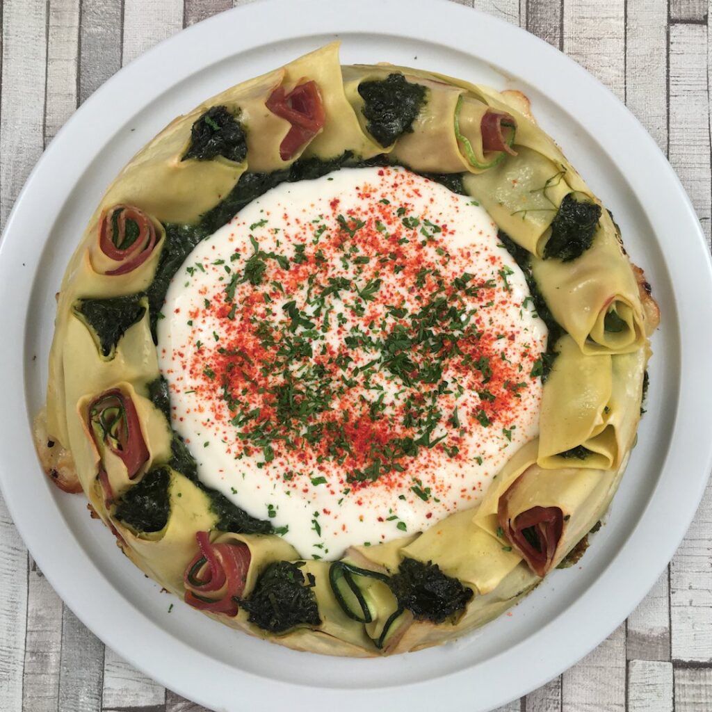 Le dôme de lasagnes