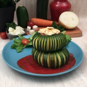 Meaty Zucchini Towers
