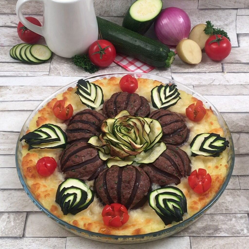 Hachis parmentier en fleur