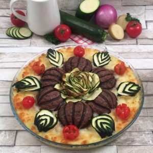 Hachis parmentier en fleur