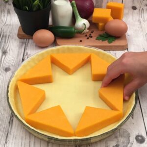 Stuffed Crust Quiche Pie