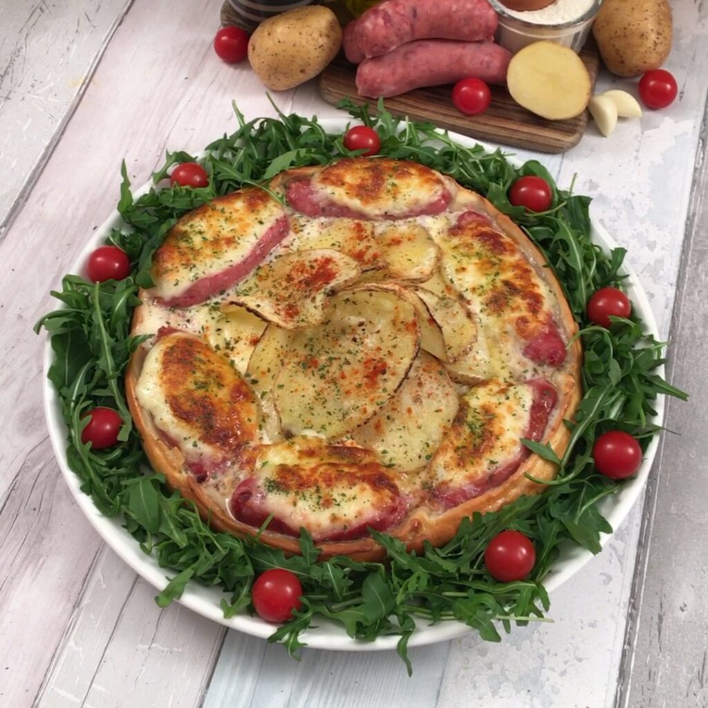 Bratwurst-Auflauf