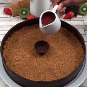 No-Bake Cheesecake Mosaic