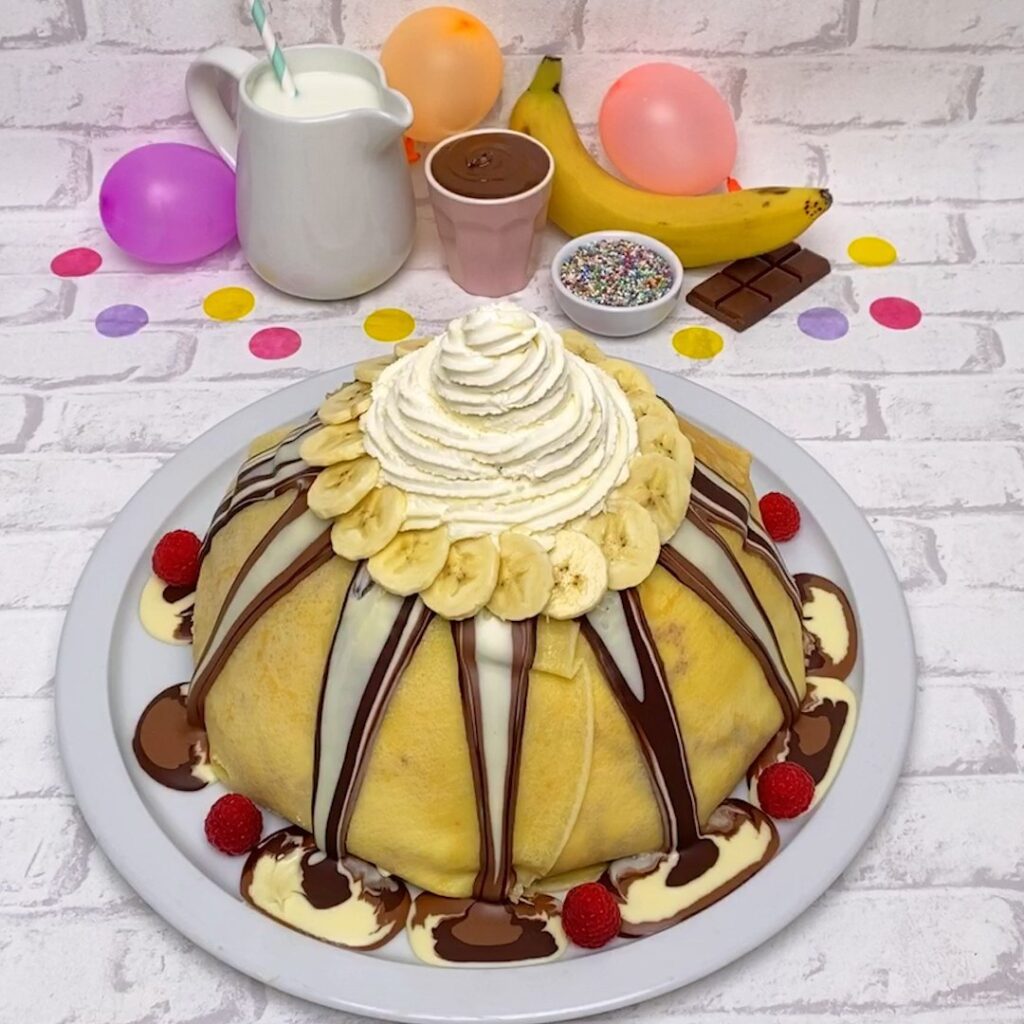 Crêpe charlotte chocolat banane