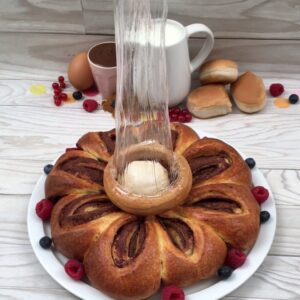 Schoko-Brioche mit Birnen!