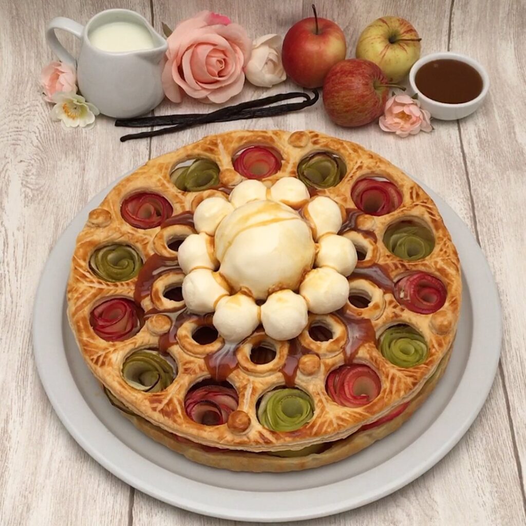 Tarte aux pommes royale