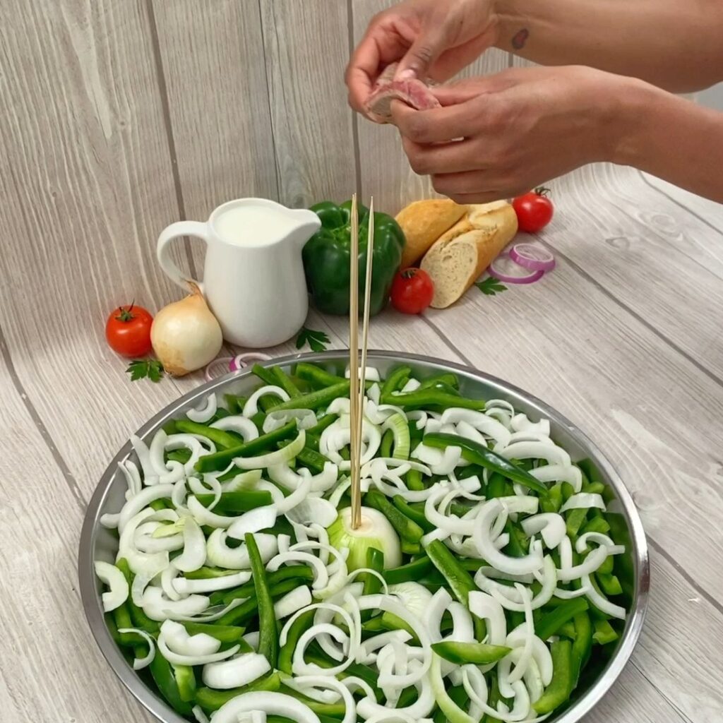 Sliceable Sandwich Tower