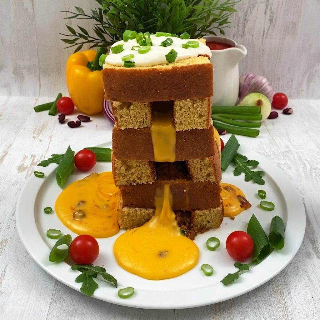 Chili Cheese Corn Bread