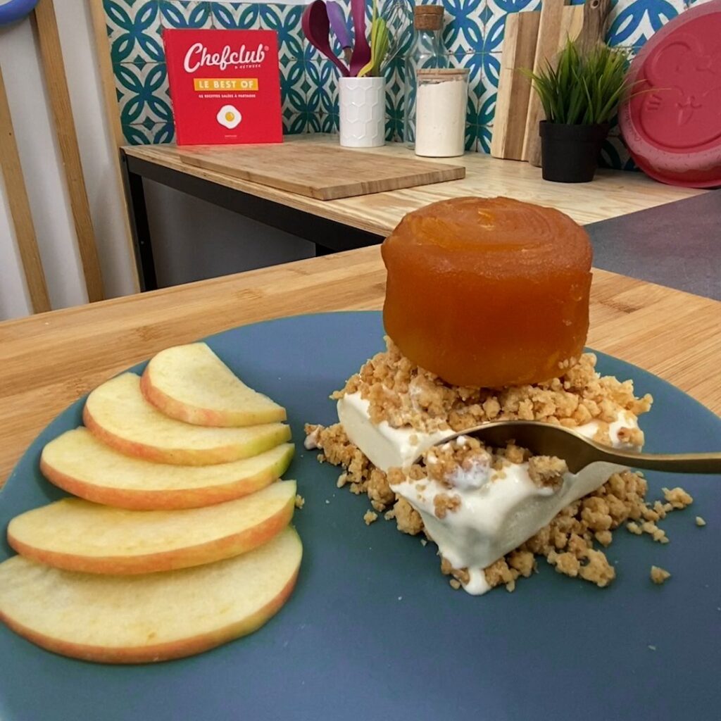 Crumble tatin