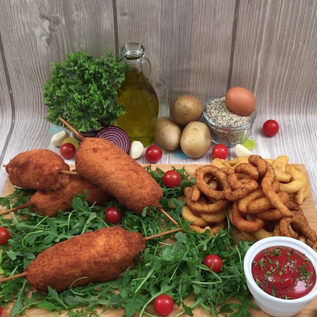 Brochettes poulet 4 fromages