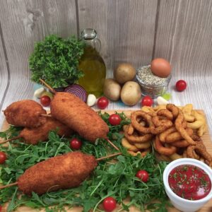 Brochettes poulet 4 fromages