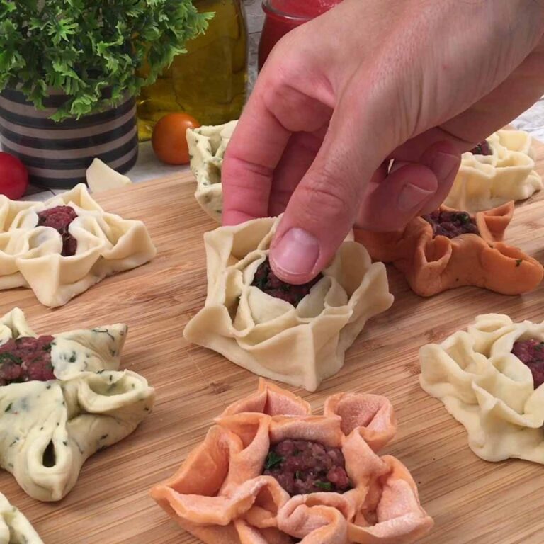 Fiori con polpettine