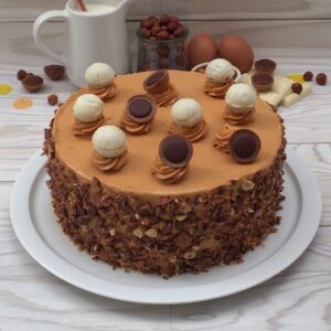 Tarta Toffifee con esferas de caramelo!