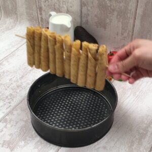 Pastel de taquitos dorados!