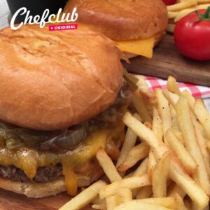 Le cheese burger comme aux États-Unis