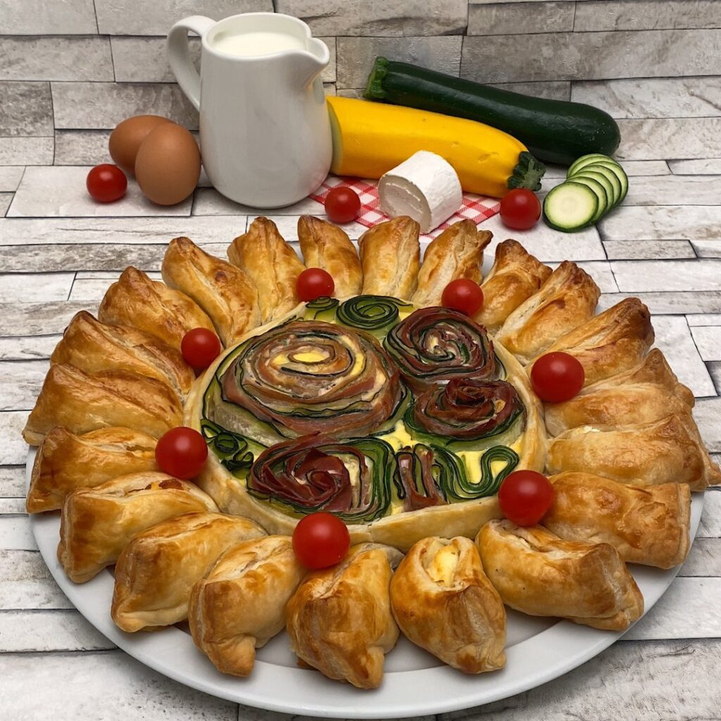 Herzhafter Zucchini-Kuchen