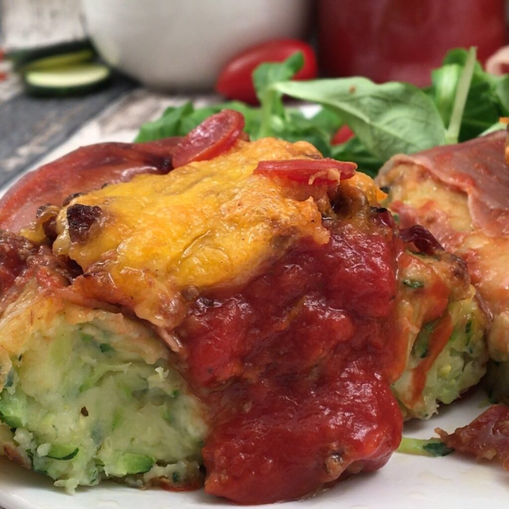 Zucchini Fritter Boats