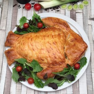 Lachs im Schlafrock Lachs im Schlafrock