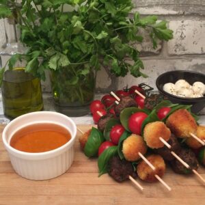 Meatball Mozza Bites