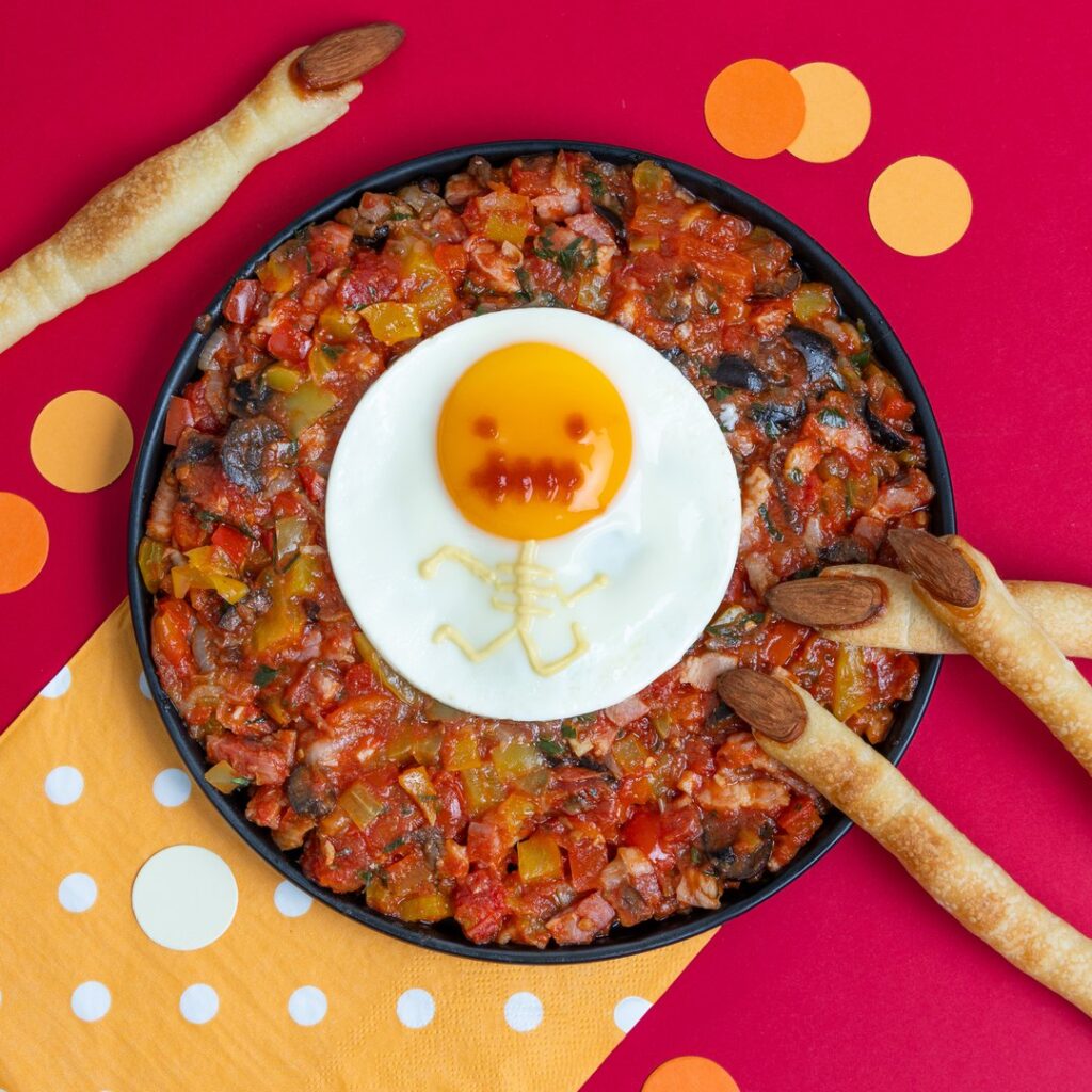 Les œufs à la tomate d&rsquo;Halloween
