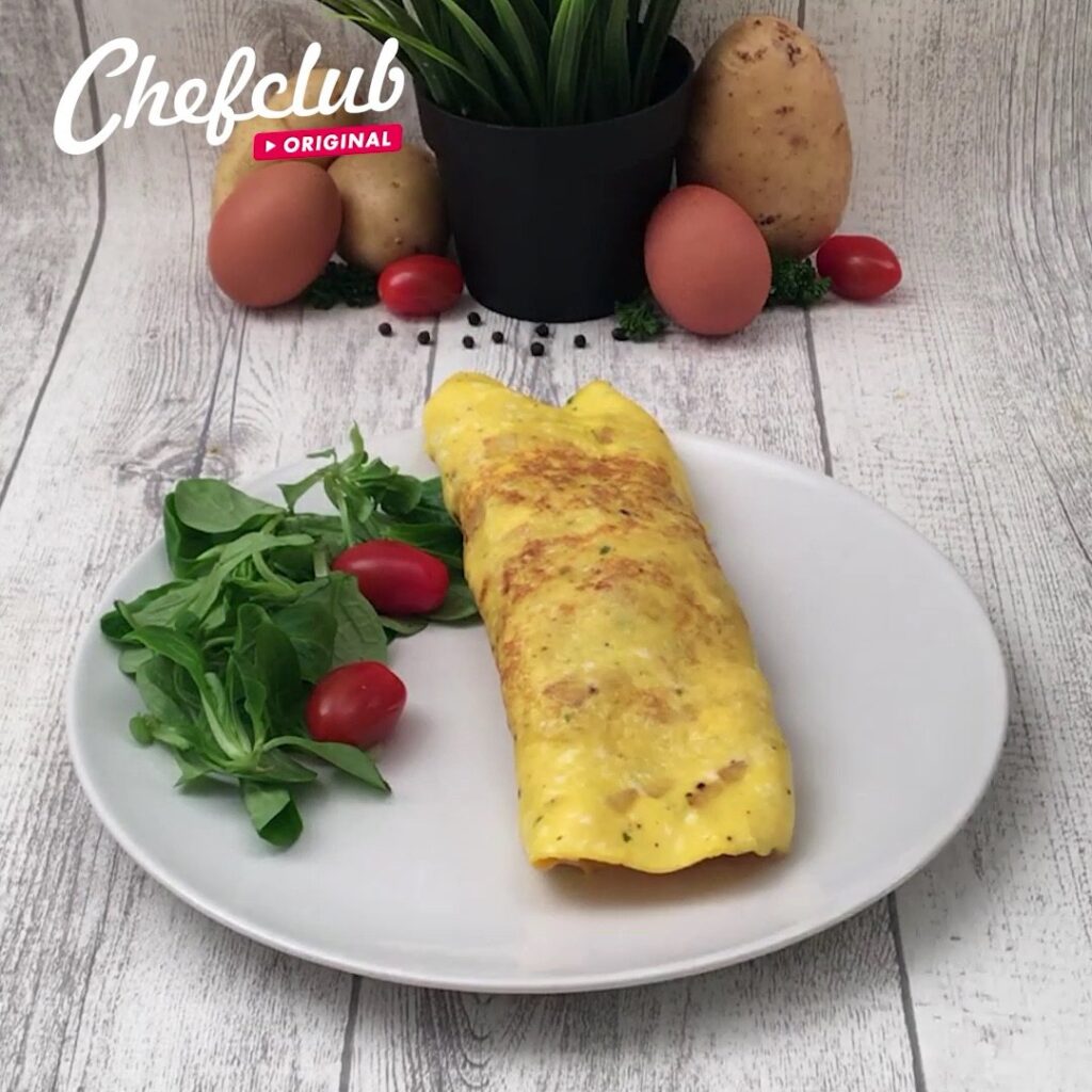 L&rsquo;omelette aux pommes de terre comme à la maison