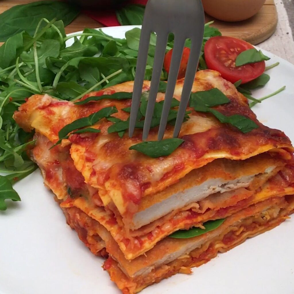 Hähnchen-Lasagne