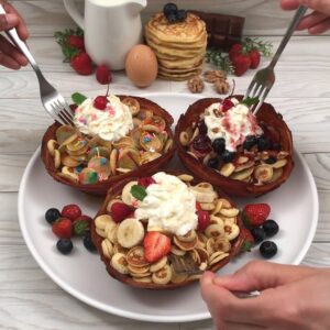 Céréales bacon pancake