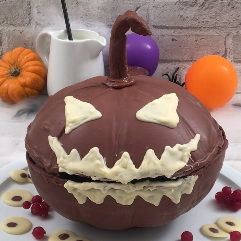 Calabaza chocolatosa de terror!
