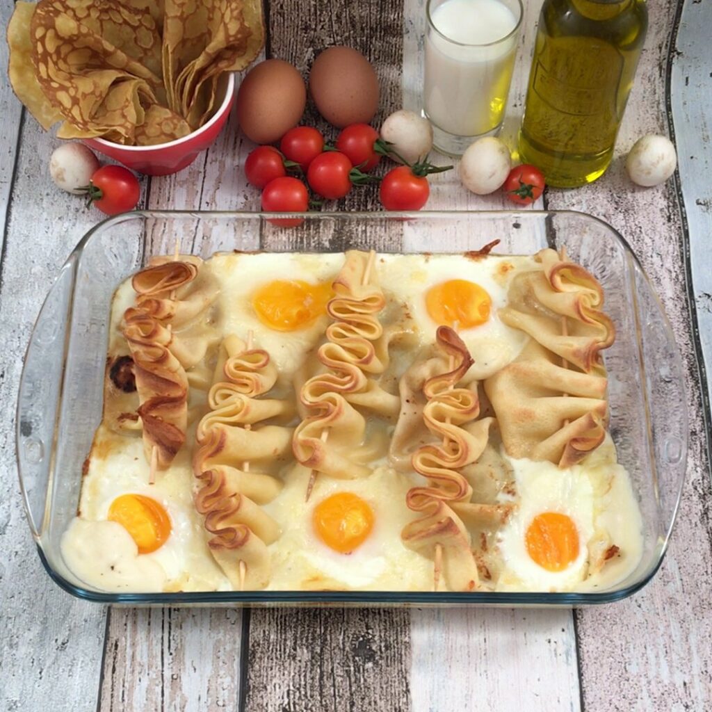 Crepes al horno