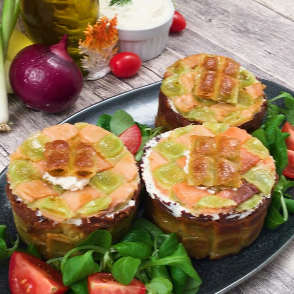 Petit bol saumon poireaux