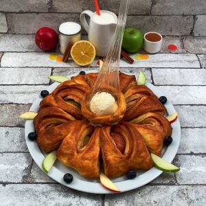 Stacked Apple Sweet Bread