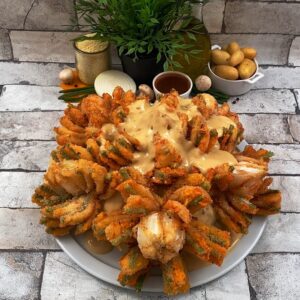 Ramo de cebolla frito!